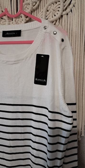 Kapalua sweterek w paski S/36