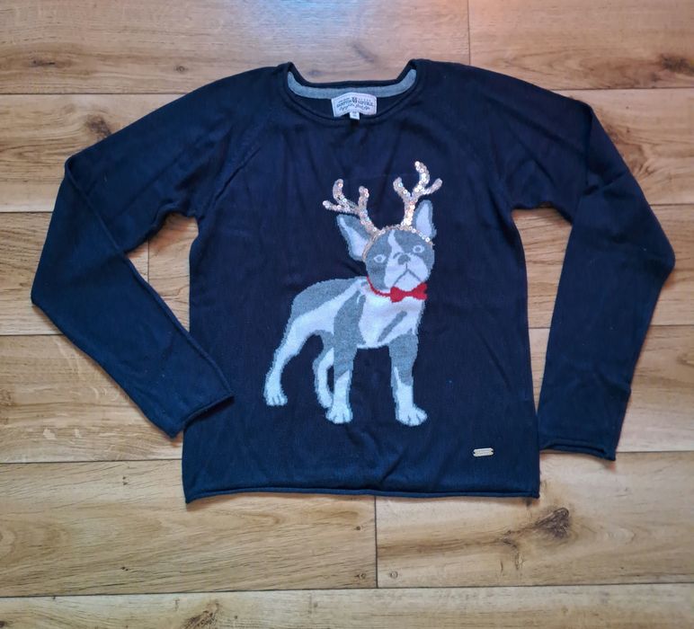 Sweterek świąteczny 146/152