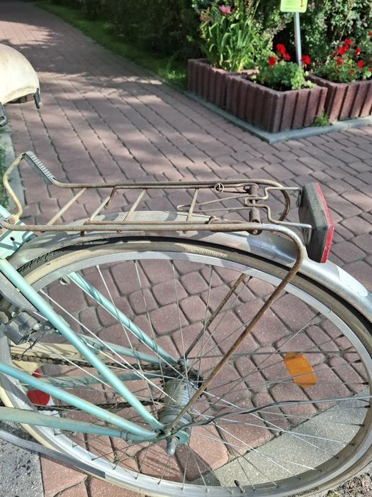 Retro rower Herkules jasno-zielony dwururka