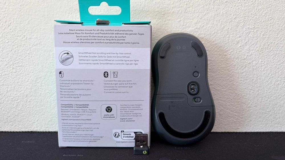 Rato logitech signature M650 L Wireless/Bluetooth 4000DPI