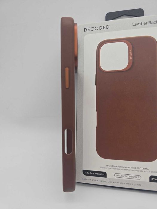 Case do telefonu DECODED Skórzany do IPhone 16 PRO Max