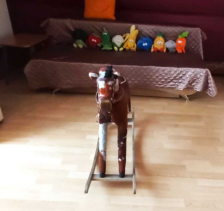 konik na biegunach dla dziecka 60 cm wysoki OKAZJA ! TRANSPORT GRATIS