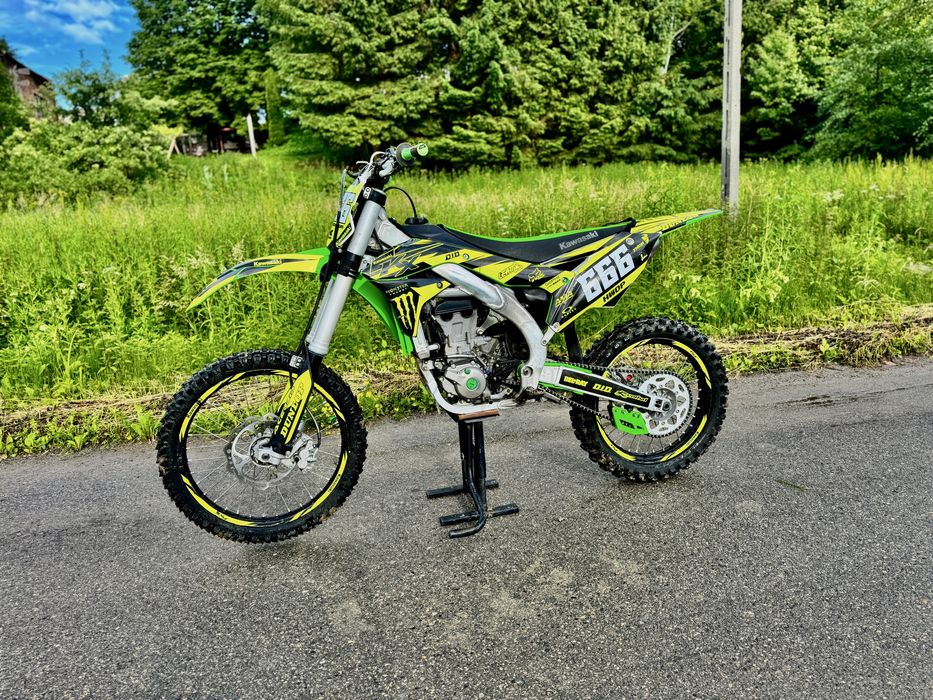 Kawasaki KXF 450 2017 r. – zadbana, po serwisach, gotowa do jazdy