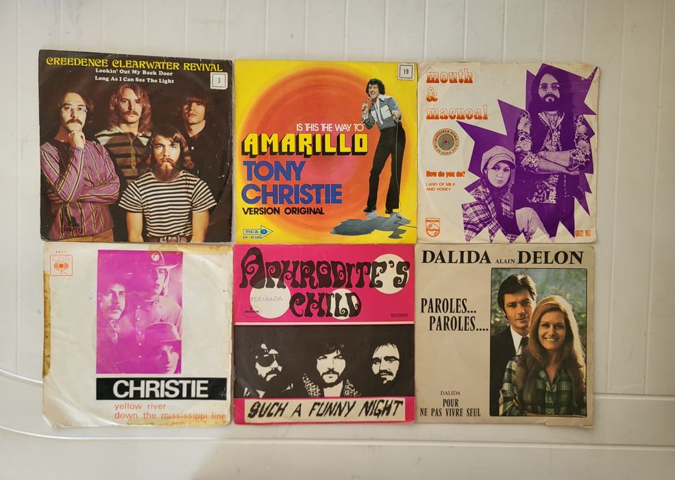 68 discos de vinil