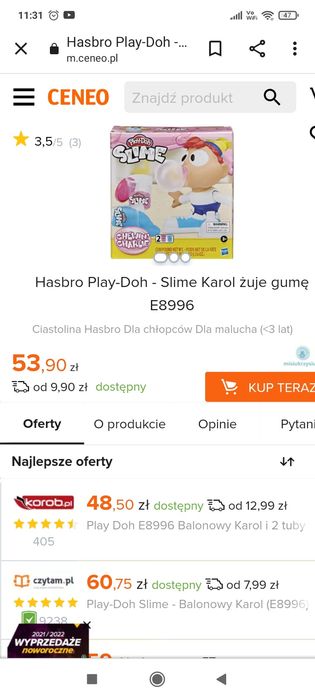 Play - doh slime ciastolina