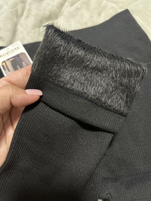 Лосіни в рубчик на хутрі , теплі  46-54 розмір