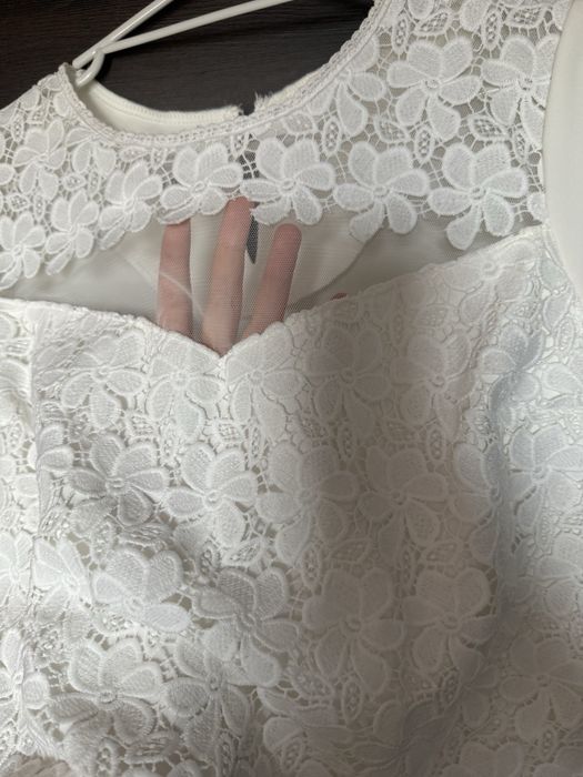 Elegancka biała bluzka M