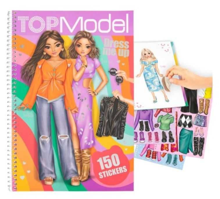 Top Model Caderno Dress Me Up Talita e Fergie