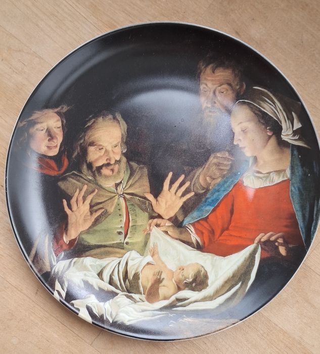 6 pratos Vista Alegre - Coleção Festa de Natal 1989