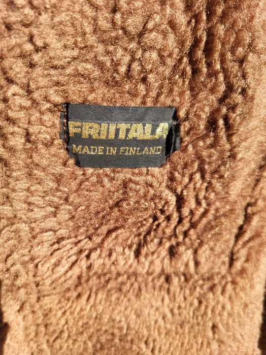 Kożuch damski z kapturem - vintage