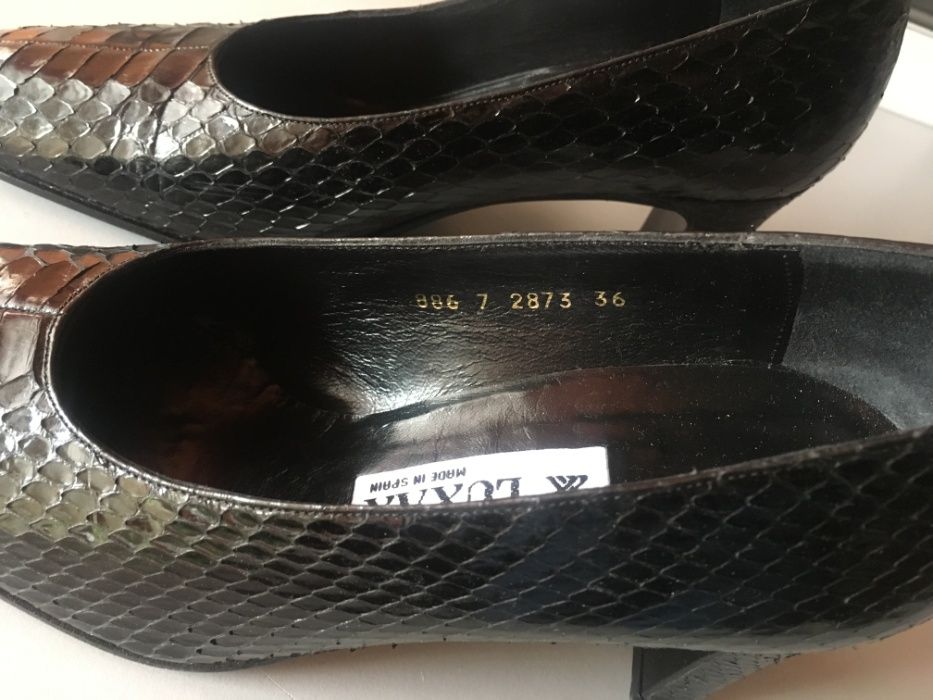 Sapatos Senhora Pretos em pele, nº 36