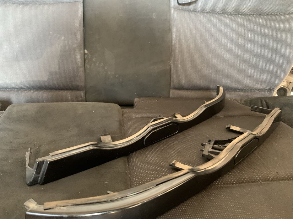 Brewki pod lampy xenon bmw e46 sedan/touring listwy spryski schwarz