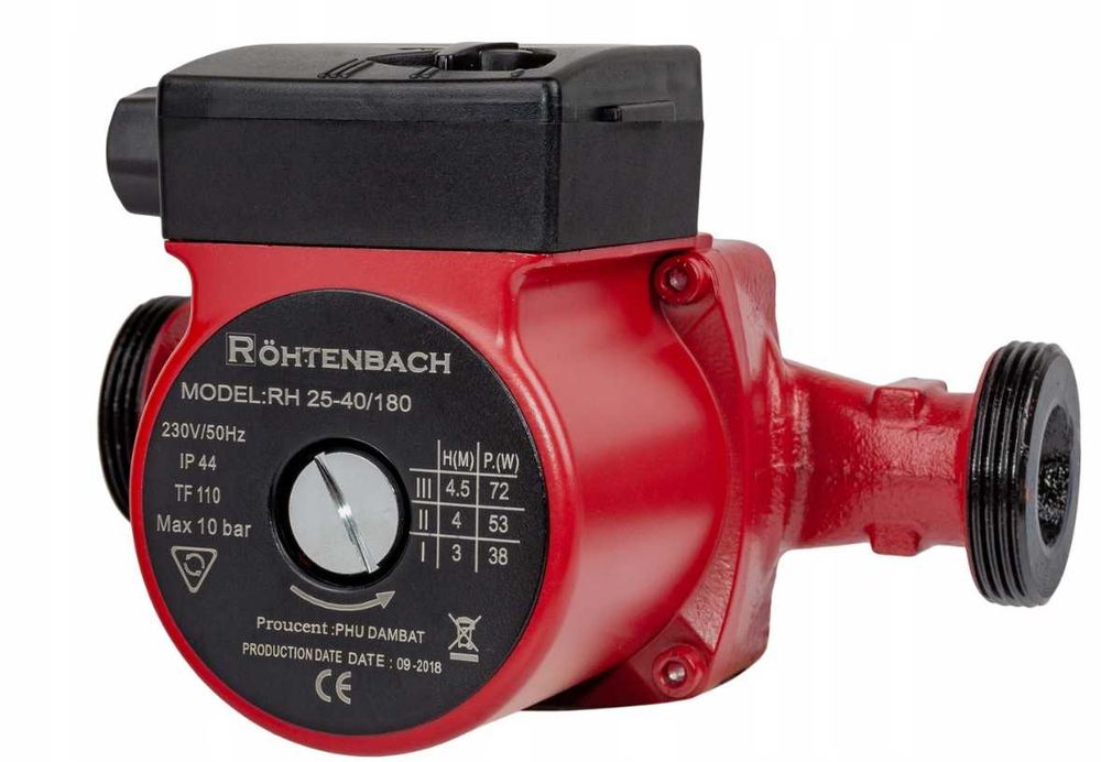 Mocna Pompa Cyrkulacyjna Obiegowa Do Pieca 3 Biegowa 25-40/180 OKAZJA