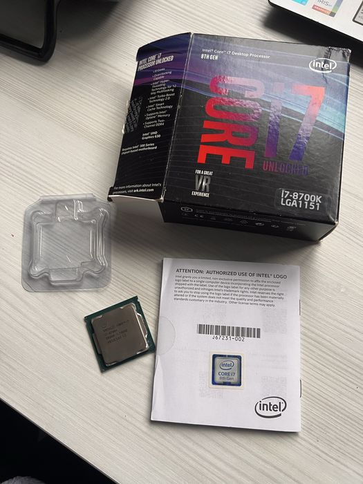 Процесор intel core i7 8700K 3.70GHZ