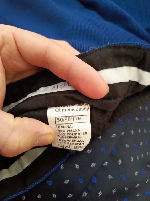 Garnitur męski niebieski M