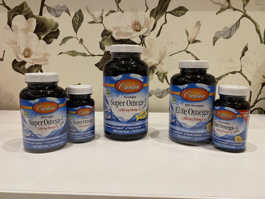 Omega-3 Омега-3 з сайту iHerb в наявності