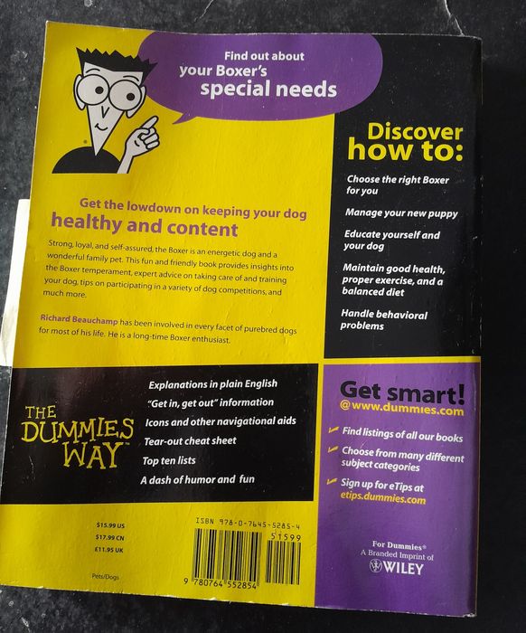 Livro Boxers for Dummies em inglês
