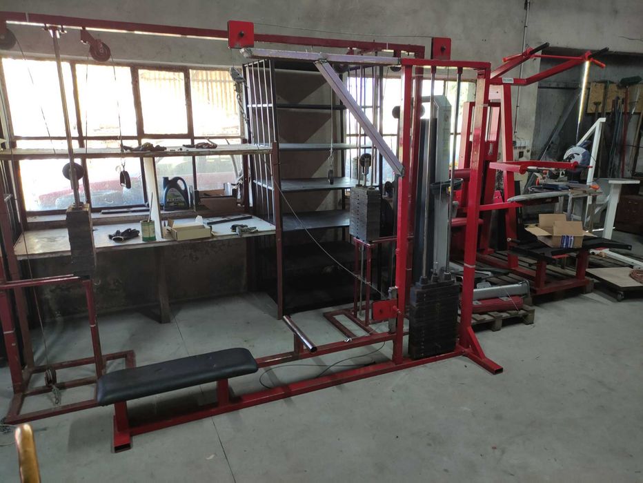 Wyciąg HES Góra Dół Poziomy Pionowy Stos 120kg Atlas Maszyna