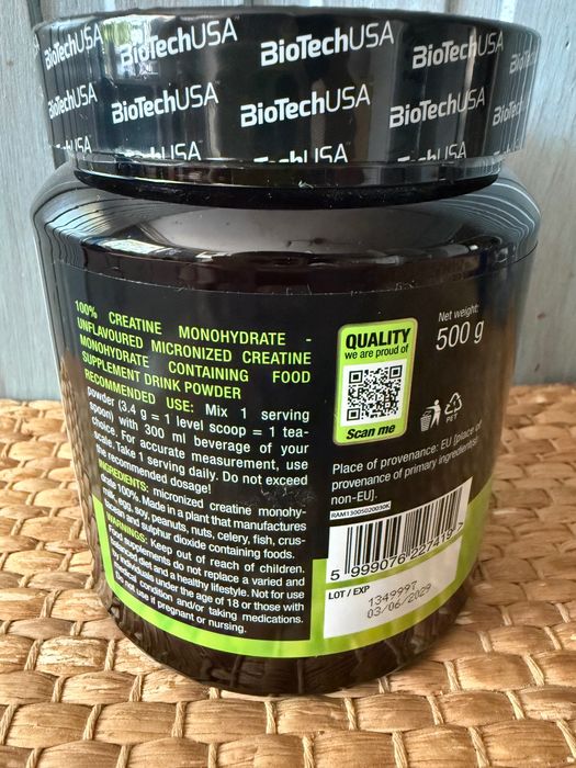 Kreatyna 100% monohydrat 500g
