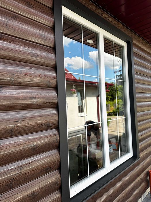 Металочерепиця, металопрофіль,Металевий сайдинг (блок хаус, євробрус)