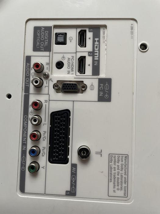 Telwizor sony bravia biały zadbany