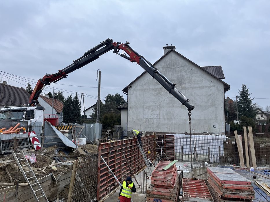 HDS 26 m Dzwig Transport