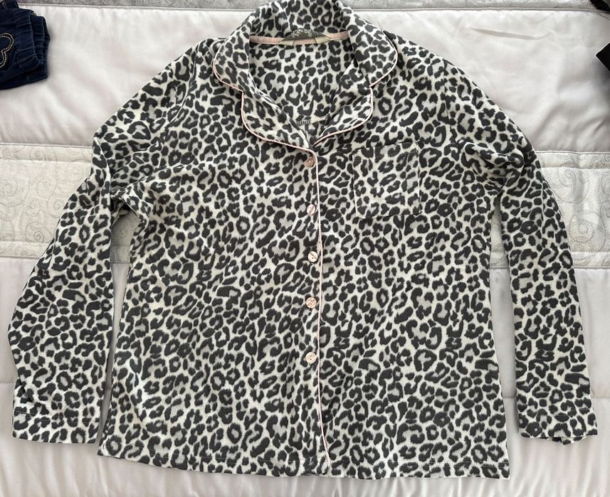 Pijama Calças + Camisa Flanela como NOVO M