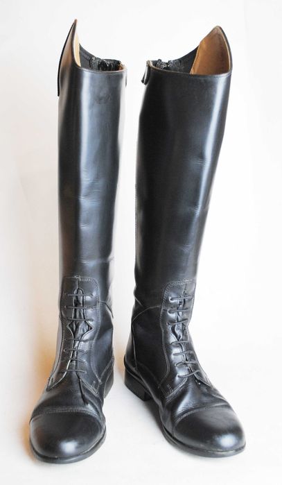 Oficerki jeździeckie skóra naturalna rozmiar 39 regular