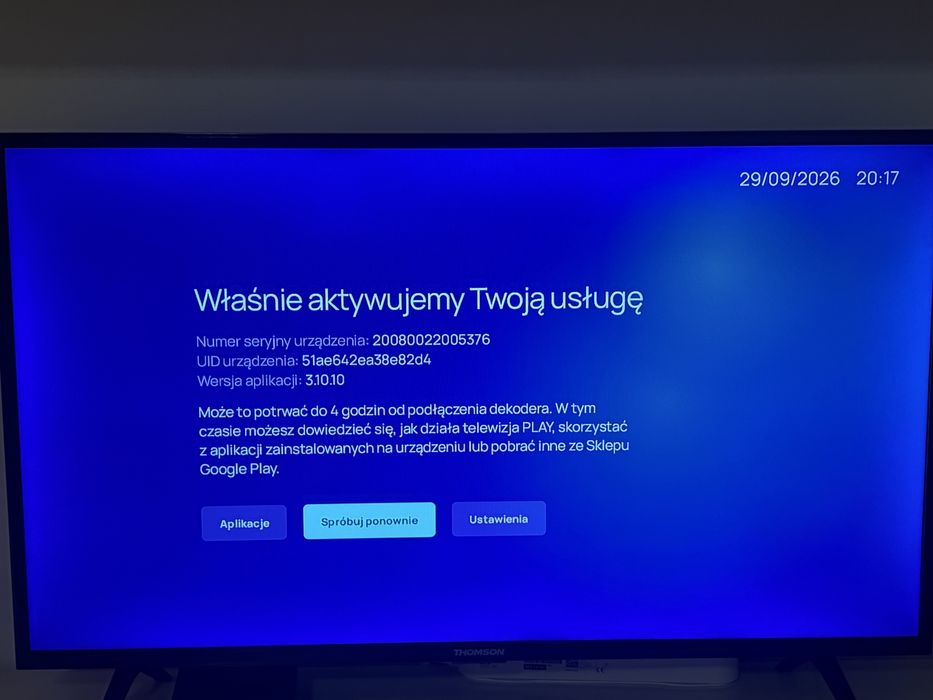 Play tv box 2 4k netflix, canal+