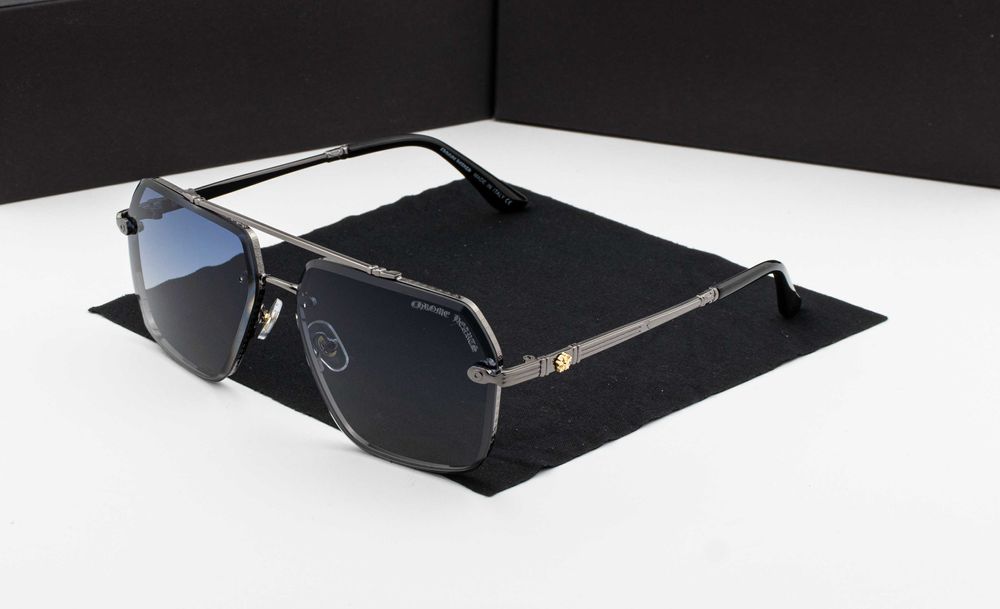 Чоловічі сонцезахисні окуляри Chrome Hearts | UV400 | розкіш і статус