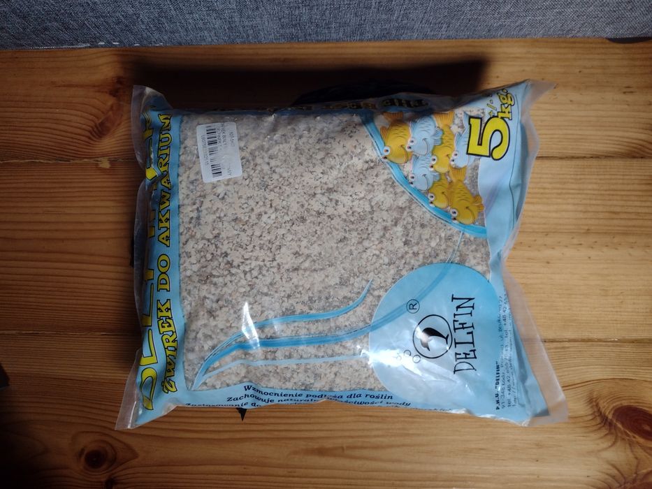 Żwirek akwarystyczny jasny marmurkowy