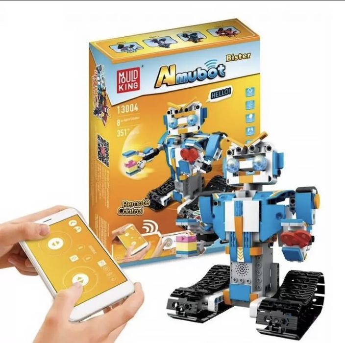 Робот-конструктор Sillbird Amubot Bister 3-в-1 на радіокеруванні (351+ дет.)