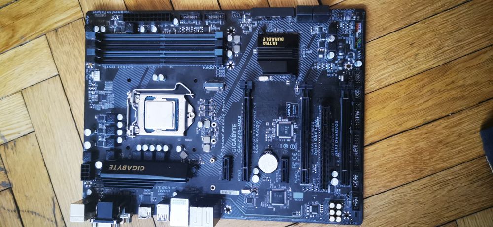 Материнська плата GIGABYTE GA-Z270-HD3. ПРОЦЕСОР intel pentium g4400.