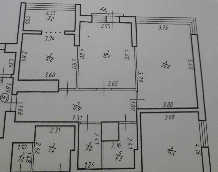 Здана 2 кім. кв з частовим ремонтом в ЖК Листопад