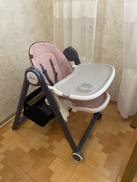 Стільчик для годування Baby Design | регулювання висоти | 5-точковий ремінь