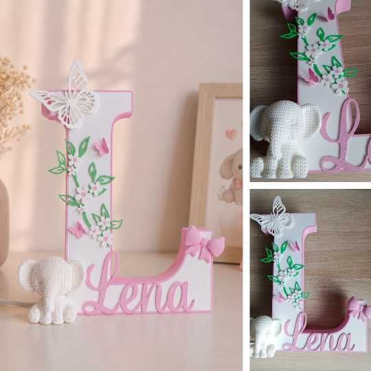 Personalizowana literka 3d