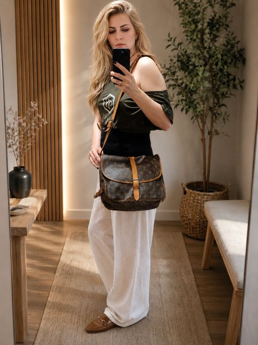 Колекційний вінтаж Сумка Louis Vuitton Saumur 30 Monogram Original