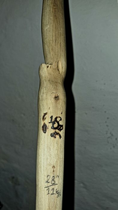 Łuk Szpicak 12 kg/28" – jesion /  fiberglass, szybki, narzędziowy