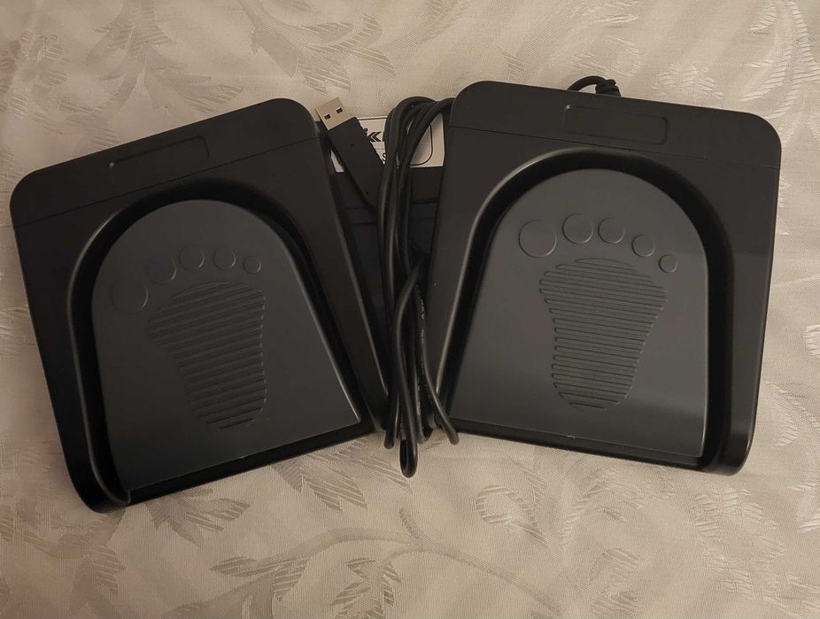 Podwójny przełącznik nożny USB iKKEGOL – programowalny footswitch