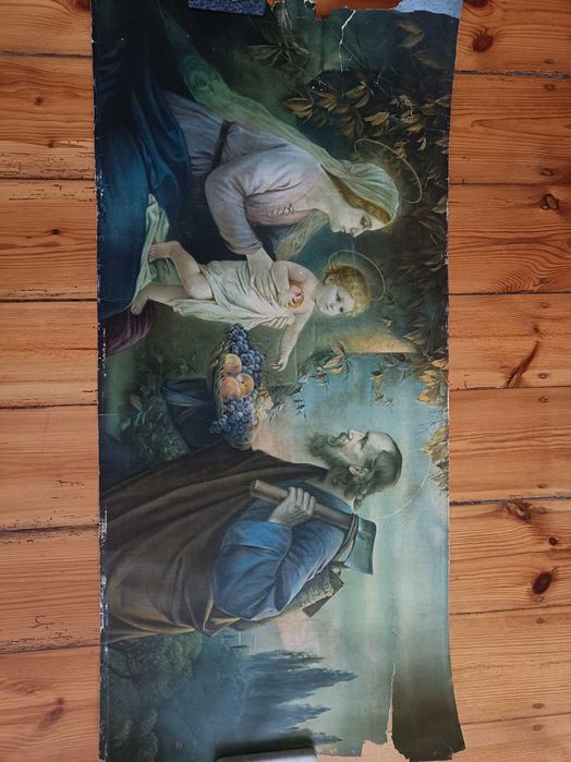 oleodruk święta rodzina obraz święty dewocjonalia
