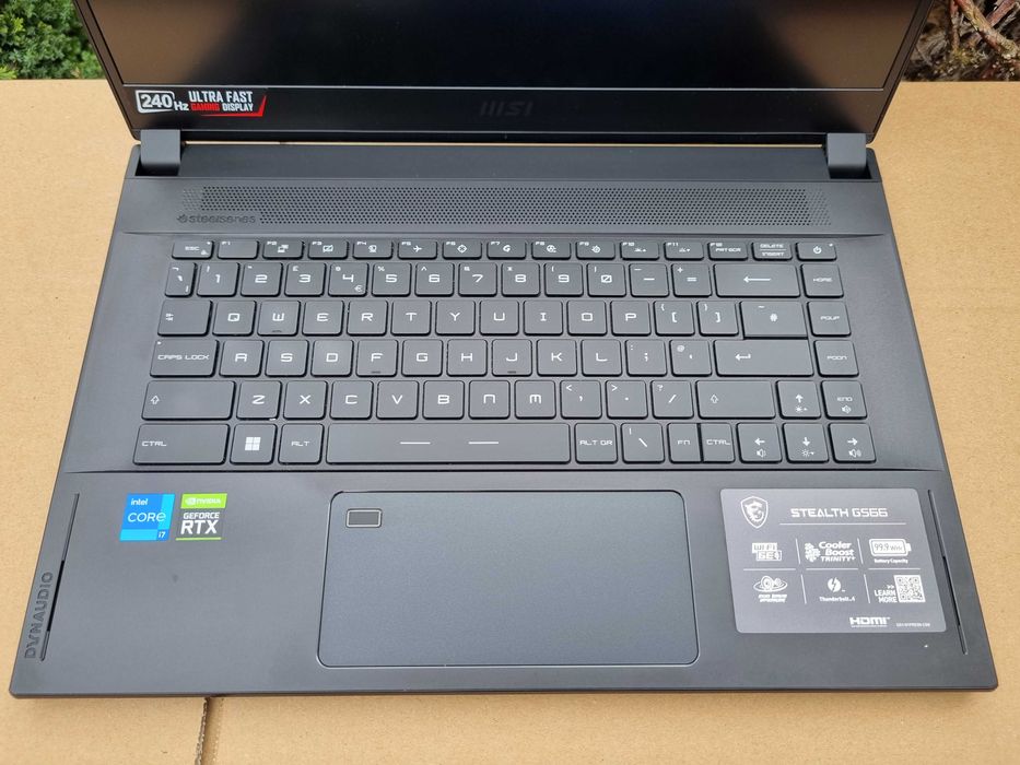 MSI GS66 Stealth 15,6 " 240Hz Intel Core i7 16 GB 1TB SSD  RTX 3070