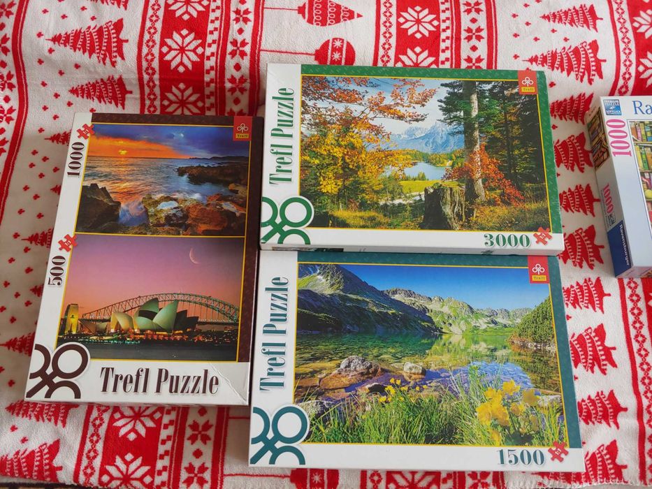 Puzzle zestaw 6 szt ( 3000 , 1500 , 1000, 500 )