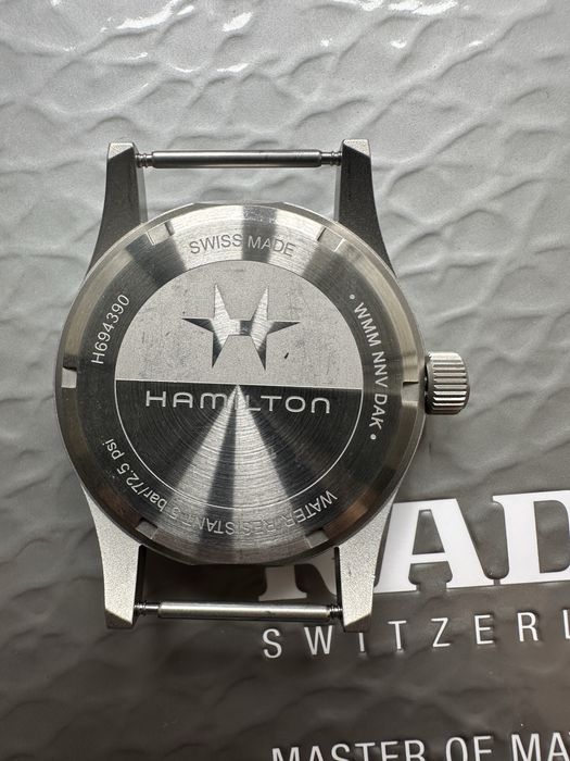 Hamilton Khaki Field Mechanical 38 mm bransoleta i pasek
