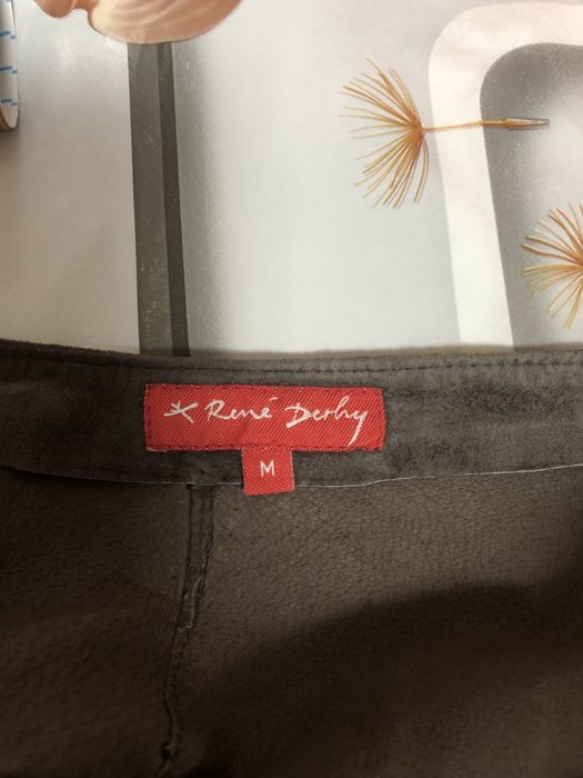 Кожана спідниця довга