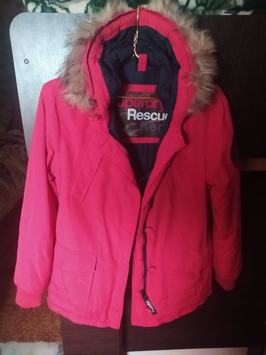 Парка-пуховик Superdry Rescue Red розмір L