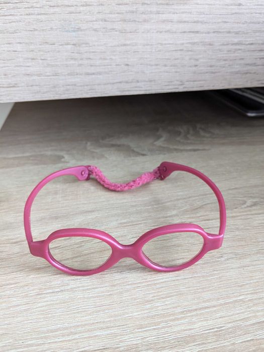 Malinowe okularki/oprawki