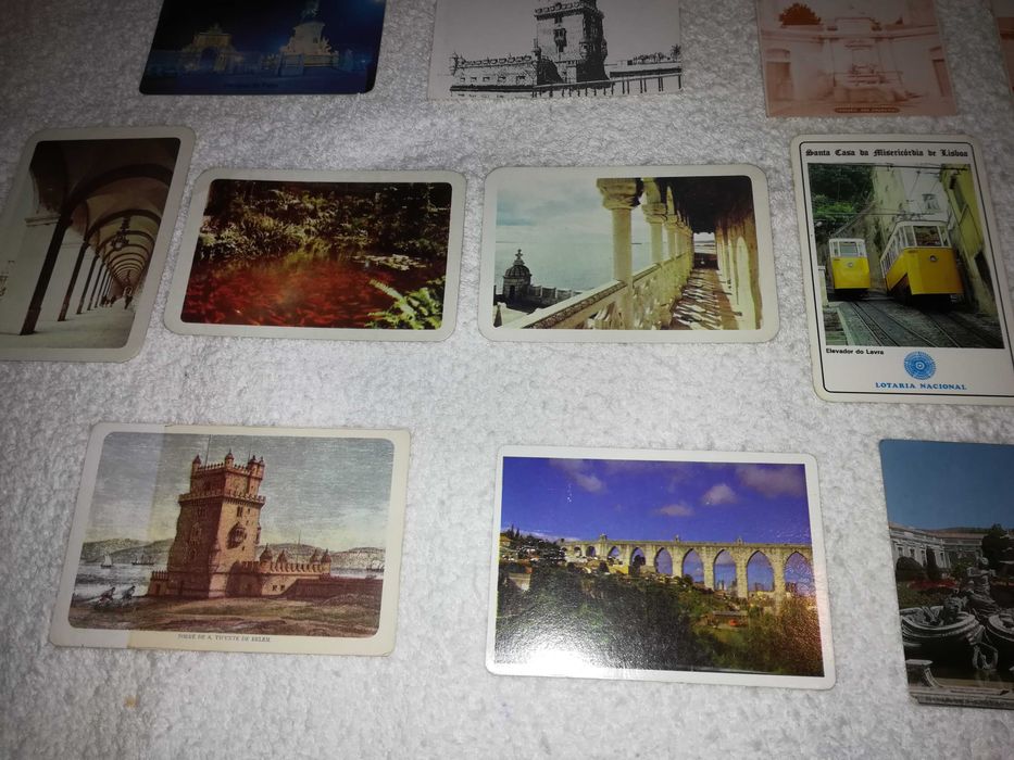 monumentos e paisagens da cidade de lisboa (23 calendários) raros