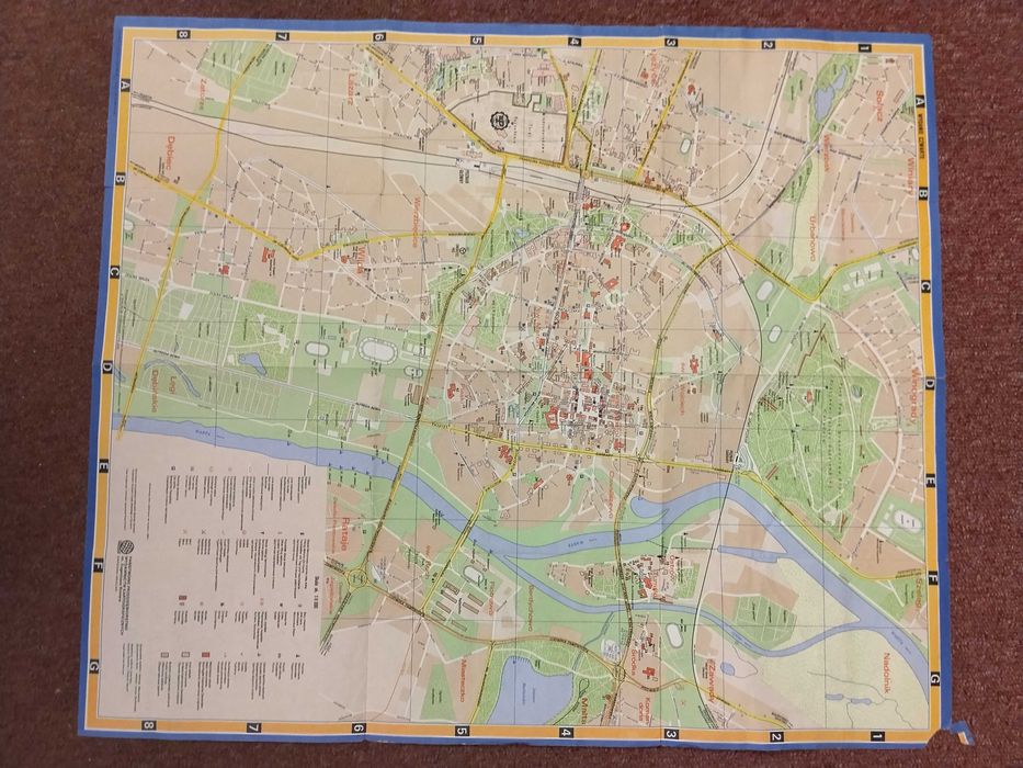 Poznań - plan centrum miasta