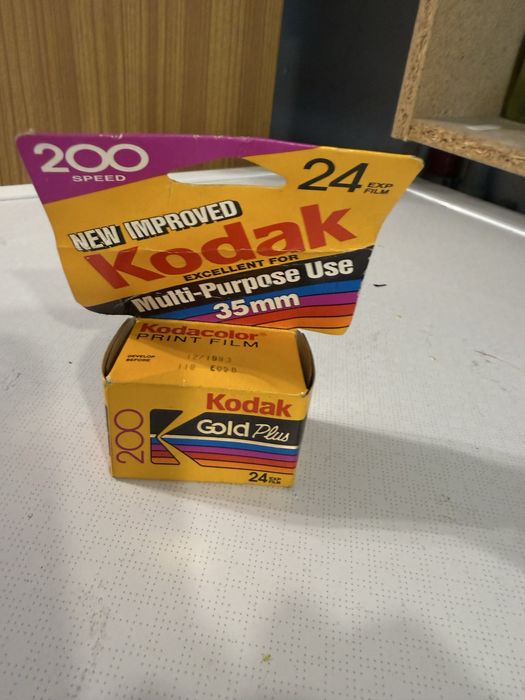 Klisze do aparatu Kodak USA stare lata 90 te, Nieużywane