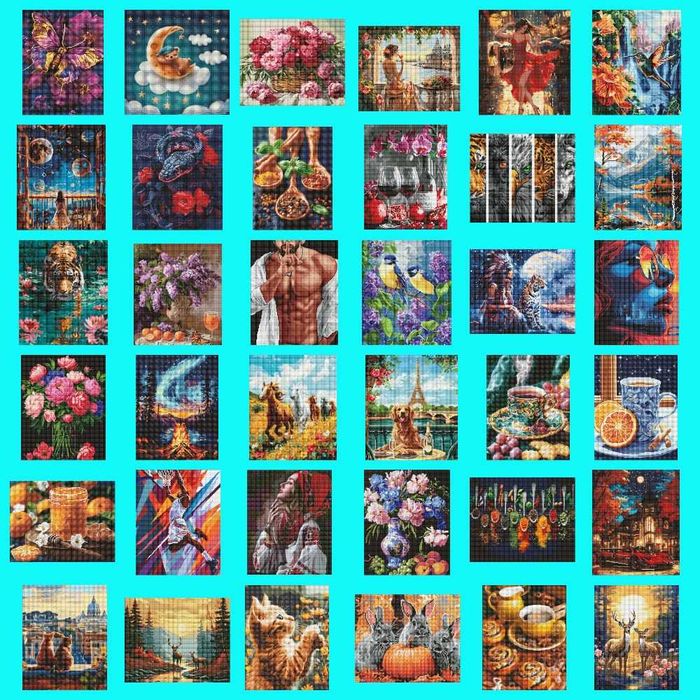 Алмазная живопись 30*40 см.40*40 см в НАЛИЧИИ!